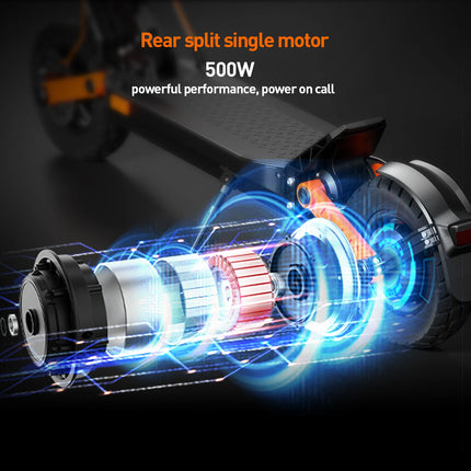 Monopattino Elettrico JOYOR S5 Certificato ABE, Disponibile in Germania, 20km/h 500W 48V13AH, Pieghevole con Luce LED, Mobilità Urbana