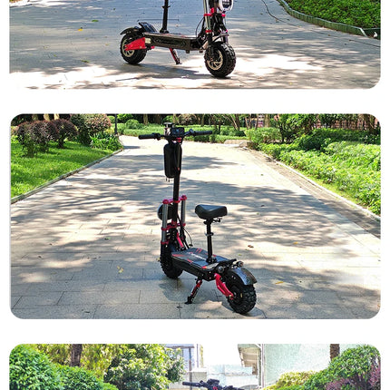 Monopattino Elettrico BOYUEDA S5-11 6000W Doppio Motore con Attivazione NFC e Controllo App, Batteria 60V38AH, Pneumatici Silenziosi per il Pendolarismo Urbano