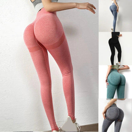 Autumn Winter High Quality Yoga Pants Lady High Waist Workout Fitness Lift Butt Fitness Yoga Gym Running Pants Casual Sportswear PlatiNum