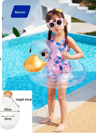 Rooxin Flamingo Nuoto Cerchio Bambino Infantile Galleggiante Piscina Anello di Nuoto Con Parasole Sedile Galleggiante Estate Spiaggia Piscina Festa Giocattoli