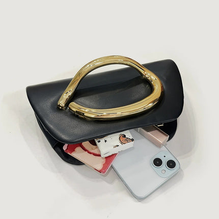 Gold Magnetic Closure Women Evening Bags Luxury Designer Handbag And Purse Party Banquet Chain Crossbody Bag Fashion ShoulderBag PlatiNum