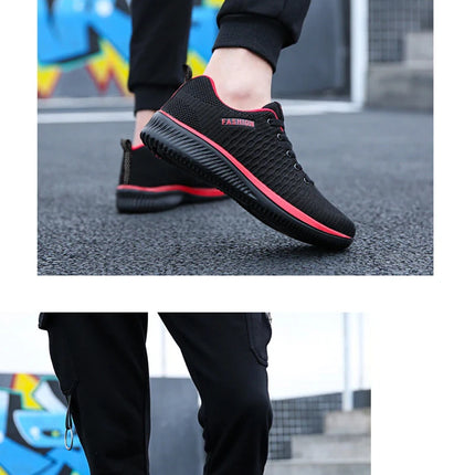Scarpe da ginnastica da uomo e da donna in maglia, traspiranti, atletiche, da corsa, da passeggio