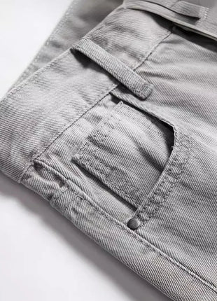 Jeans Boys Straight Ripped Children Washed Distressed Pockets Stretch Casual Denim Trousers Big Kids Streetwear 2025 Hole Pants PlatiNum