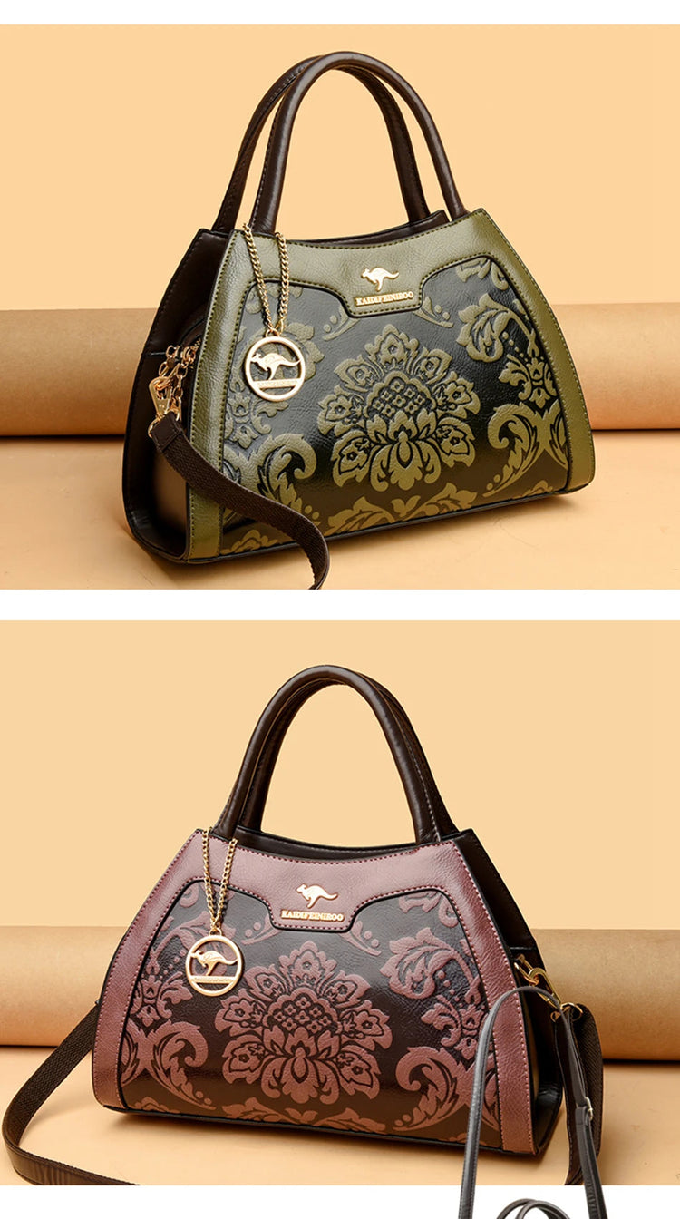New Women Bag Luxury Designer Cowhide Handbags for Women Famous Brands Crossbody bag for Women Leather Shoulder Bags Sac a main PlatiNum