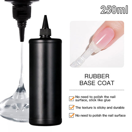250ml Shiny No Wipe Top Coat UV Base Gel Polish Matte Diamond Top Primer Nail Prep Dehydrate Long Lasting Gel Refill Package