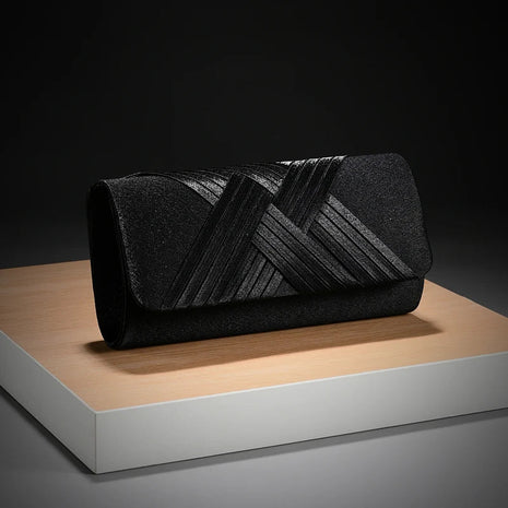 Luxury Stripes Designer One-shoulder bag Envelope Evening Clutch Bags hardware shoulder bag women wedding party gift bag PlatiNum