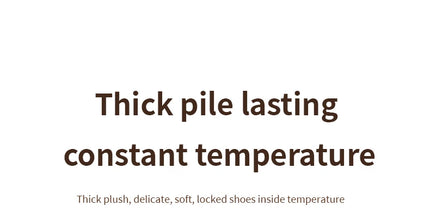 Men's Winter Plush Slippers, Thick Sole Closed-Toe, Warm Sherpa Lining, Non-Slip Indoor/Outdoor Home Shoes for Couples