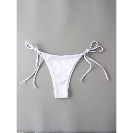 Sexy 13 colori Halter Satin Bikini brasiliano Donna Costumi da bagno Costume da bagno femminile Bikini a due pezzi Bagnante Costume da bagno Swim V4966 platinumshop