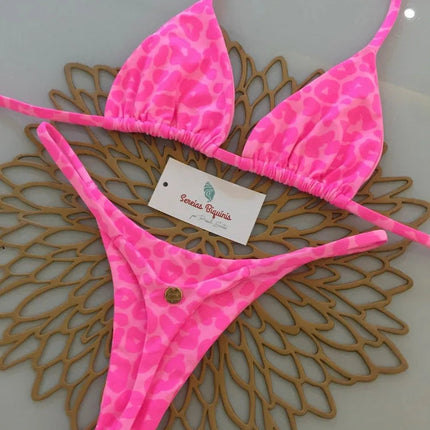 Nuovo Sexy Bikini da Donna per Vacanze al Mare, Set Due Pezzi PlatiNum