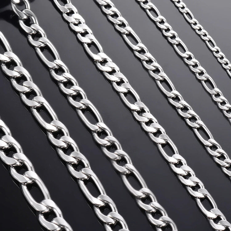 Wholesale 925 Sterling Silver Necklace 2-12mm Width 40-75cm Long Chain Lobster Clasp Men and Women Engagement Jewelry PlatiNum