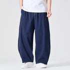 Pantaloni a Gamba Larga da Uomo, Stile Casual Harajuku, Comodi Joggers in Cotone, Pantaloni Cargo Tinta Unita, Abbigliamento Streetwear