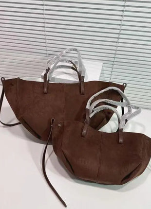 Borsa a secchiello retrò chic, ampia capacità, da indossare sotto il braccio o a spalla, design di moda senza tempo