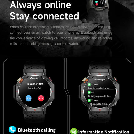 T-Rex 3 Grado Ultra Militare GPS Astuto Della Vigilanza 10ATM Bussola Impermeabile Altimetro Barometrico AMOLED Uomini HD Chiamata Sport Smartwatch platinumshop