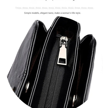 Women's Bags Retro Design Crossbody Bag Trend Quality PU Leather Bucket Shoulder Bags Small Handbags for Women PlatiNum