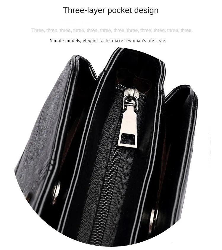 Women's Bags Retro Design Crossbody Bag Trend Quality PU Leather Bucket Shoulder Bags Small Handbags for Women PlatiNum