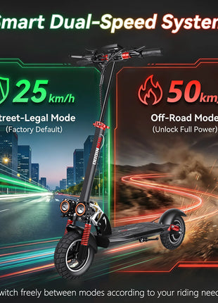 Monopattino Elettrico SUNNIGOO per Adulti con Blocco NFC, Motore Potente 48V 800W, Sedile Rimovibile, Pieghevole, Batteria 15Ah, Autonomia 55km