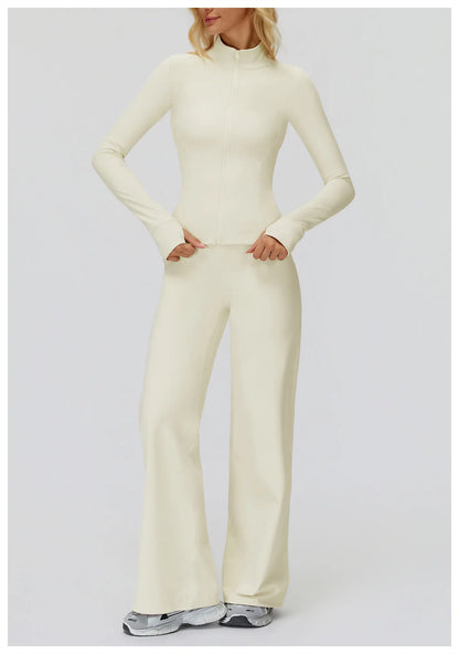 Yoga Pants High Waist Flare Leggings Women Gym Fitness Flared Trousers Breathable Wide Leg Pants Female Workout Dance Trousers