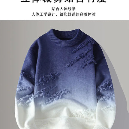 Winter Sweaters for male men thick O-neck sweater men Student youth sweaters autumn Men's wool Casual Knitwear Pullover men