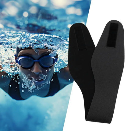Kids and Adults Swimming Headband, Adjustable Waterproof Ear Band for Swimming and Diving, Ear Protection