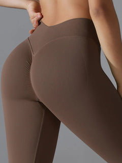 Fitness Sports Leggings Women's High Waist Seamless Yoga Legging Scrunch Butt Breathable Push Up Sports Pants Women Gym Tights
