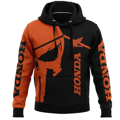 2025 Best-Selling Fashionable And Comfortable Honda Motorcycle Hoodie Gp3D Printed Pullover Sweatshirt Warm Top