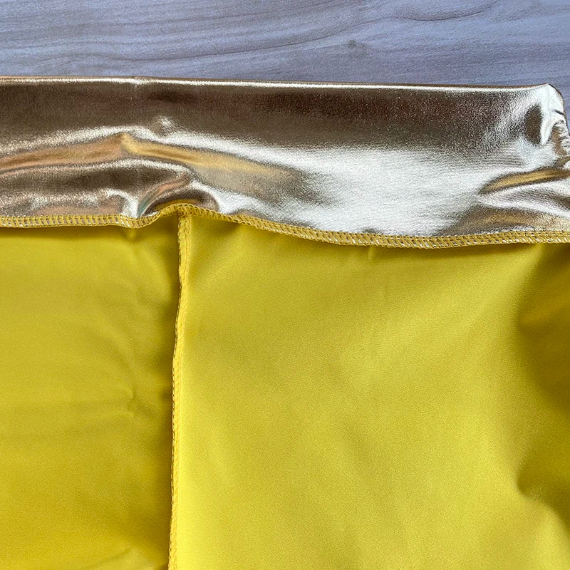 Slim Stretch High Waist Shorts for Women Shiny Sliver Gold Color Black Shorts Sexy Nightclub Party Women's Outfits