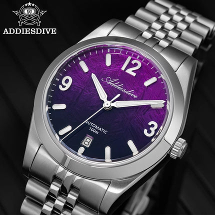 ADDIESDIVE 2026 New Watch 39mm AD2547 Luxury Sapphire Automatic Watch Men Mechanical 8215 BGW9 Luminous 100m Diving Waterproof