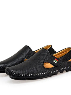 Nuovo 2023 estate scarpe in pelle traspirante uomo mocassini Casual Design di marca appartamenti da uomo fatti a mano mocassini in morbida pelle scarpe da barca