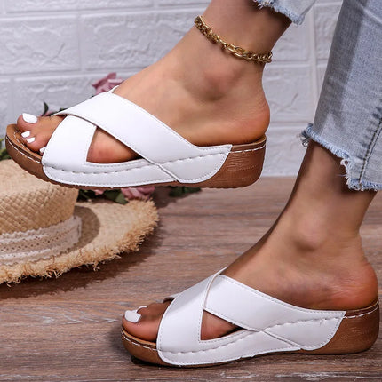 Women's Sandals 2026: Summer Heel Shoes, Casual Indoor and Outdoor, Summer Heel Slippers, Sandalias Mujer
