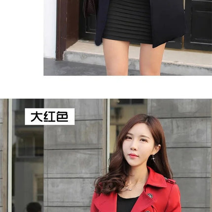 Xiaoxiangfeng Jacket Women2026Spring Autumn Winter New Fashion Windbreaker British Style Long Trench Coat Loose Female Outerwear