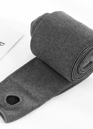 Women's Fall Winter Ribbed Vertical Stripe Thermal Leggings Fleece Thickened  Street Ready Seamless High Waist Thermal Pants PlatiNum