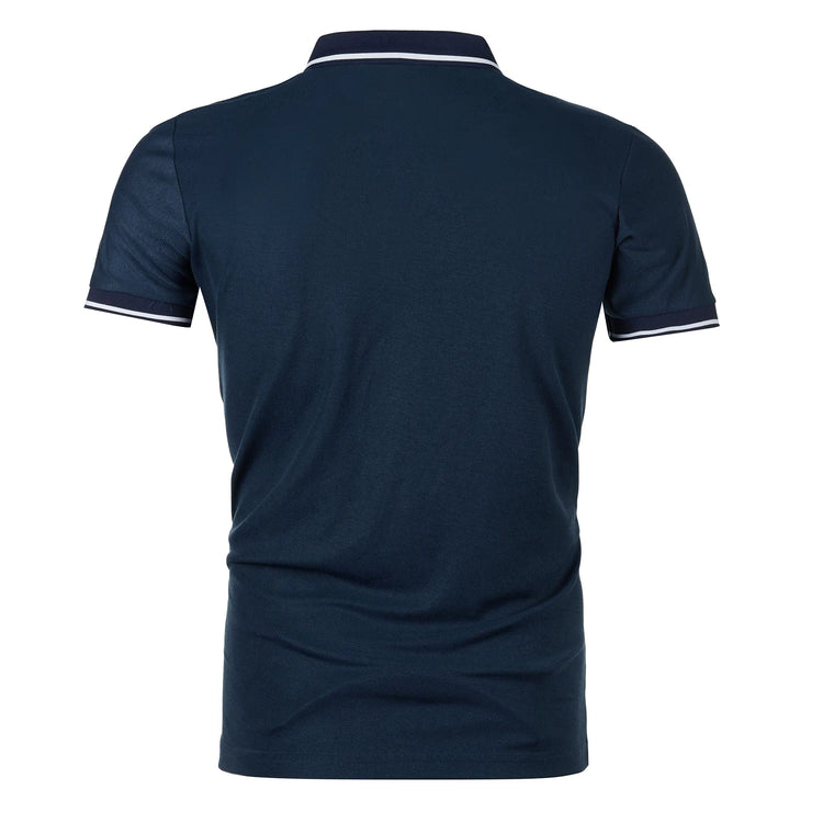Top a maniche corte da uomo T-shirt casual quotidiana a maniche corte con risvolto casual a maniche corte T-shirt casual da uomo