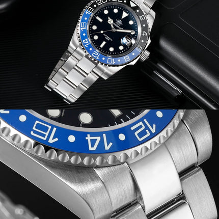 ADDIESDIVE 2025 New Men's Business Watch 200m Water Resistant 8215 Automatic Mechanical Watch Sapphire Crystal Luminous Watch