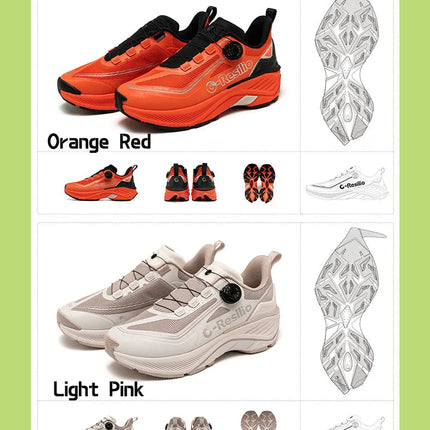 ONEMIX Sneakers da corsa per esterni Scarpe da trail elastiche da uomo Sneakers da donna leggere e traspiranti Coppia scarpe casual impermeabili PlatiNum
