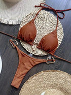 Micro Bikini Sexy da Donna, Costumi da Bagno Femminili, Set Bikini Push-Up, Abbigliamento da Spiaggia, Biquini Brasiliano PlatiNum