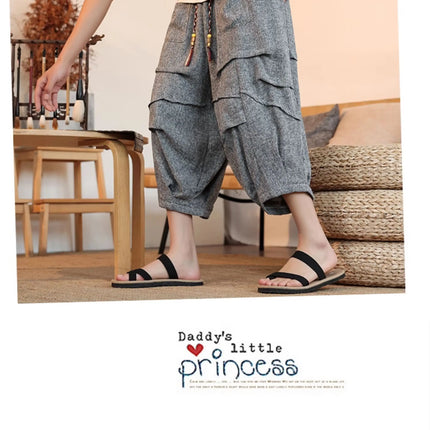 Pantaloni lanterna estivi da uomo stile giapponese Kimono pantaloni casual Samurai Harajuku pantaloncini da uomo larghi Yukata pantaloni a gamba larga taglie forti 5XL