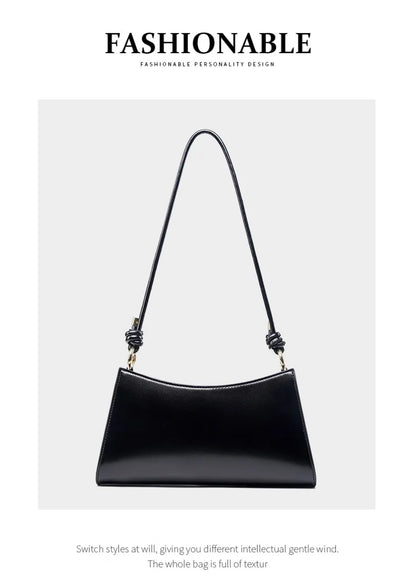 YANATARI underarm cowhide Genuine leather handbags women vintage red shoulder bag female korean luxury bag high quality 2025