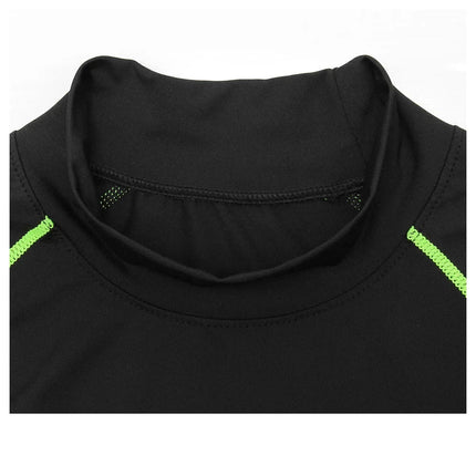 Men Compression Long Sleeve T Shirt Sportswear Male Skinny Tshirt Elastic Track Tracksuit Clothing Gyms Fitness T-shirt For Men PlatiNum