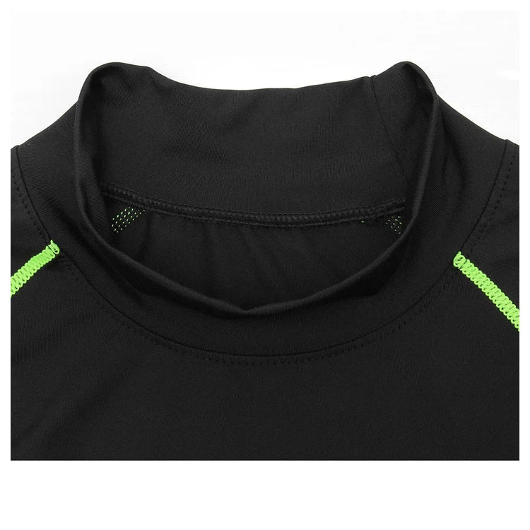 Men Compression Long Sleeve T Shirt Sportswear Male Skinny Tshirt Elastic Track Tracksuit Clothing Gyms Fitness T-shirt For Men PlatiNum