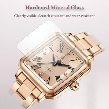 NAVIFORCE Orologio da donna alla moda per donna Orologio da polso da donna casual impermeabile al quarzo in acciaio inossidabile da regalare alla fidanzata 2025 platinumshop