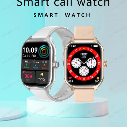 Smartwatch 2025 per Android e iOS, Schermo a Colori da 2,01 Pollici, Risposta alle Chiamate Bluetooth, Orologio Fitness Tracker per Donne e Uomini platinumshop