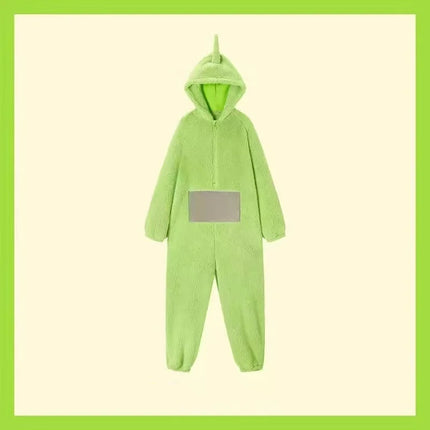 Adults Kids Onesies Soft Long Sleeves Pajamas Dipsy Tinky Winky Po Lala Costumes Home Clothes Women Unisex Homewear