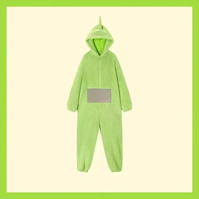 Adults Kids Onesies Soft Long Sleeves Pajamas Dipsy Tinky Winky Po Lala Costumes Home Clothes Women Unisex Homewear