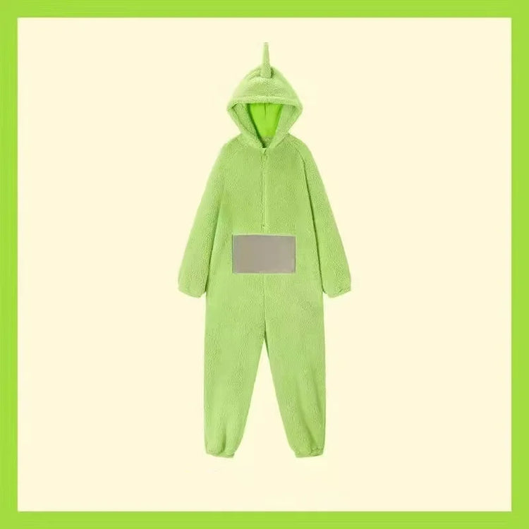 Adults Kids Onesies Soft Long Sleeves Pajamas Dipsy Tinky Winky Po Lala Costumes Home Clothes Women Unisex Homewear