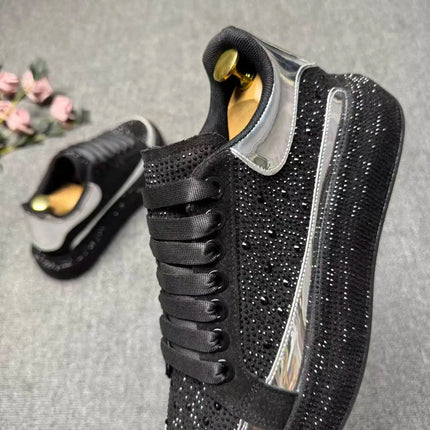 2026 spring and autumn new trendy brand low-top hot diamond board shoes men's lace-up versatile sports dad shoes