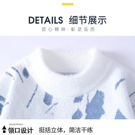 Autumn Winter Sweaters for male men O-neck sweater men Student youth sweaters  Men's Casual Knitwear Pullover Top