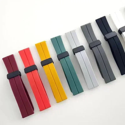 22mm 20mm cinturino magnetico in silicone per Omega X Swatch Joint MoonSwatch cinturino per Xiaomi Watch S4 S3 S2 S1/Huawei GT6Pro GT6 5 4 46 platinumshop