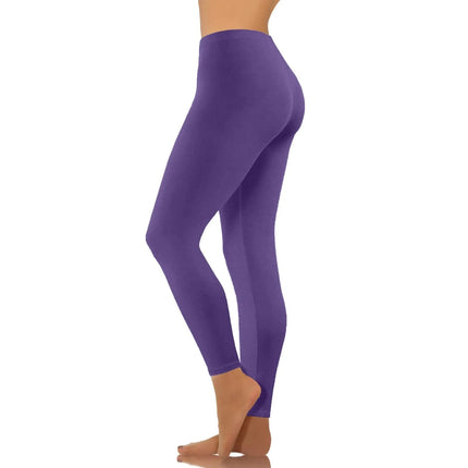 High Waist Women Leggings Women Leggings Seamless Fitness High Elastic Fashion Hip Liftting Slim Gym Trainning Pants PlatiNum