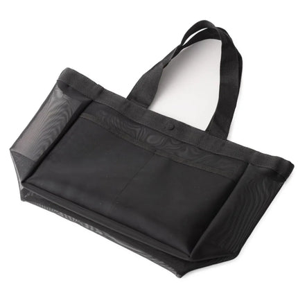 New Mesh Shoulder Bag Transparent Large Capacity Beach Bags Women's Hollow Multi-functional Bag