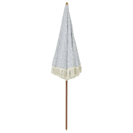 Ombrellone da Spiaggia Inclinabile 160x160cm in Poliestere e Acciaio, Portatile, Regolabile, Anti-UV per Giardino e Terrazza